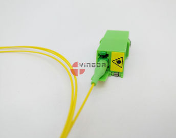 Adattatore a fibra ottica semplice monomodale LC/APC, accoppiatore verde di fibra ottica di LC