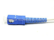 FTTH Flat SC - SC Patch Cord Single Mode Fibre Patch Leads Simplex 1m White G657A1