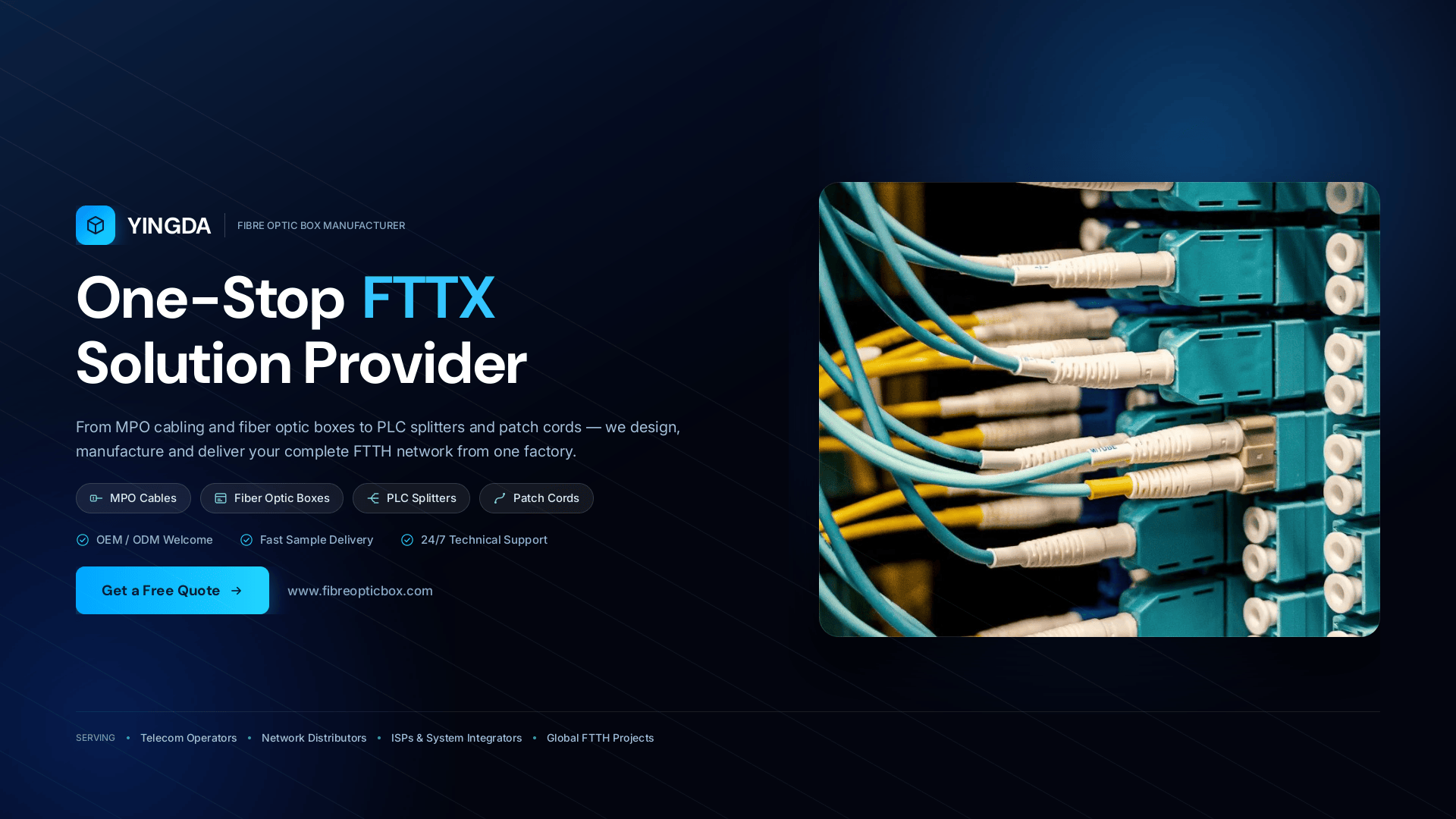 Qualità Box fibra ottica di terminazione fabbrica