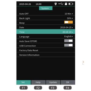 1310/1550nm SM Test Range 5m-60Km Mini OTDR 9 in 1 Tester con APC UPC SC/FC/ST/LC Adapter 6