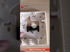 FTB86Y 2 Port SC FTTH Outlet UL94V0 Retardante di fiamma