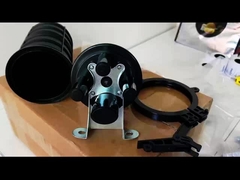 48 nuclei Riduzione del calore Cupola di fibra ottica Splice chiusura 1 ovale 3 porti Arial polo muro montato