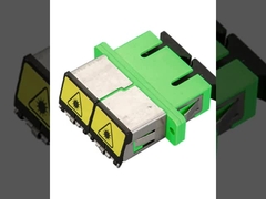 Fibra ottica adattatore SC/APC a SC/APC Simplex Duplex OS2 Single Mode con flange