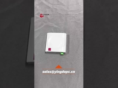 FTB86S Mini FTTH Fibra Ottica Box Shutter SC Adapter 2 Ports Socket