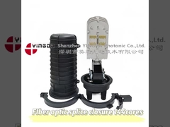 GJS-9501B 144 Cori Riduzione termico cupola Fibra ottica Splice chiusura 1 Ovale 4 porti Arial polo muro montaggio