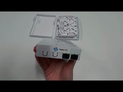 2SC Port Fiber Optic Termination Box per FTTH PON Plastic Optical Rosette Caja Terminal