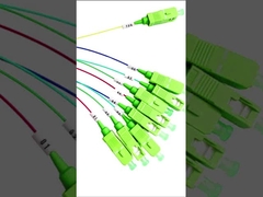 connettori monomodale 1260 - 1650 nanometro dello Sc APC del separatore ottico G657A dello SpA della fibra 1x3