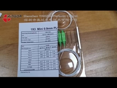 1x9 tubo di acciaio NAP Fibra ottica Splitter G657A1 FTTR PLC Splitter SC APC connettore