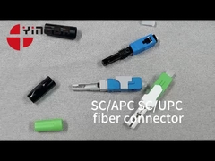 SC FC LC Field Installable ST Fiber Optic Connector SC / APC impermeabile