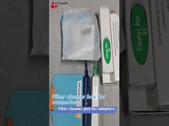 Fibra ottica FTTH One Click LC MU Connector 1.25mm Cleaner Cleaning Pen Tipo Blu CE ROHS