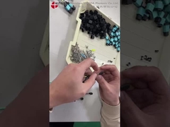 Polarità B 12 Fibra ottica MTP MPO APC Femmina a maschio Patch Cord Cable Truck Assembly