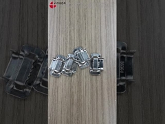 Denti dell'orecchio Serrature in acciaio inossidabile per fasce SS SS304 SS201 3-25mm