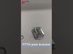 Morsetto a gancio a forma di H in fibra ottica, staffa metallica per cavi a caduta, morsetti di tensione