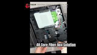 Soluzione IP65 FTTH con ripartitore in fibra ottica per esterni a 48 nuclei