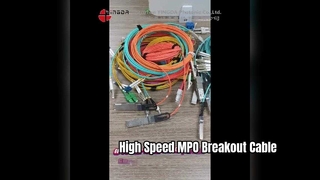 Cavo breakout da MPO a SC ad alta densità per collegamenti 40G