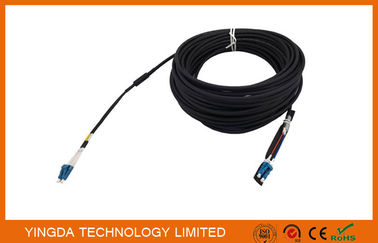 comprare Il cavo di toppa a fibra ottica duplex di DLC LC conduce 5.0mm un assemblaggio cavi ottico dei 2 centri fabbricazione online