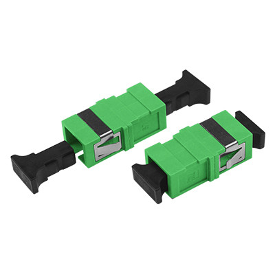 comprare Singolo modo dello Sc flangia a fibra ottica semplice dell'adattatore della breve nessun accoppiatore di plastica della flangia fabbricazione online