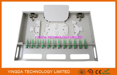 comprare 12 accoppiatori a fibra ottica e trecce dello Sc del quadro d'interconnessione di fibra del supporto di scaffale del quadro d'interconnessione dei porti ODF fabbricazione online