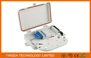 comprare Il mini supporto di plastica 4 della parete Fttx/di Ftth PortS la scatola a fibra ottica di termine del cavo flessibile fabbricazione online