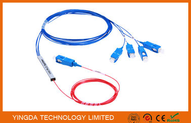 comprare Separatore monomodale a fibra ottica LSZH G657A della metropolitana SpA SC/UPC 1x4 del separatore di iso SpA fabbricazione online