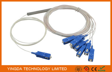 comprare GPON 1 x modulo del separatore di Blockless del separatore del Plc di fibra ottica 8 con il cavo Smf-28e G657 di 0.9mm fabbricazione online