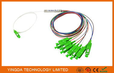 comprare separatore a fibra ottica del separatore FTTH di singolo modo OS2 9/125 SpA di 1x8 SC/APC fabbricazione online