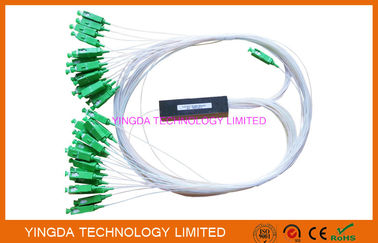 comprare Mini norma di IEC ROHS Telcordia di verde SMF del separatore 1x32 SC/APC 1Mts dello SpA di fibra ottica di FTTx fabbricazione online