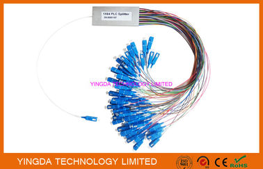 comprare Connettori a fibra ottica d'acciaio del blu dello Sc del separatore dello SpA della metropolitana 1X64 del mini modulo fabbricazione online