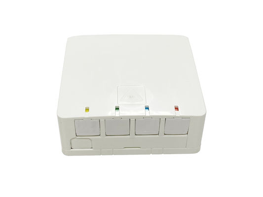 comprare Lo scaffale a fibra ottica dell'interno di BACCANO della scatola di termine di 4 porti ha montato OTB con la copertura antipolvere fabbricazione online