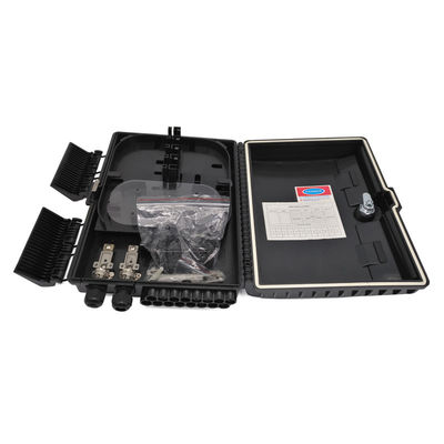 comprare Fibra di fabbrica esterno scatola di distribuzione di splitter ottico a medio raggio nero ABS per splitter PLC 1x16 fabbricazione online