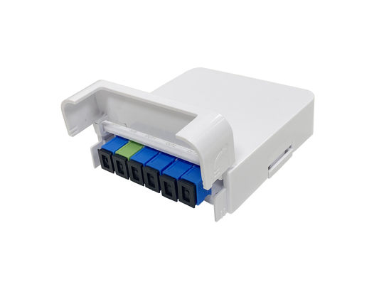 comprare ISO Fiber Optic Termination Box Splitter Module Cassetta Box 1*5 Mini PLC Splitter Box fabbricazione online