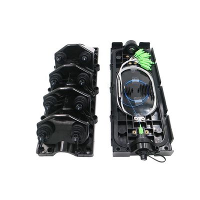 comprare 8 porte scatole terminale a fibra ottica nera con mini SC/Optitap/ODVA/ODC fabbricazione online