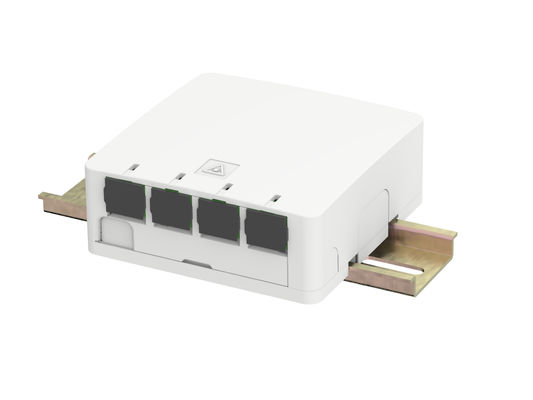 comprare 4 porte Piccole finestre di fibra interna per 35 mm DIN montate su rack fabbricazione online