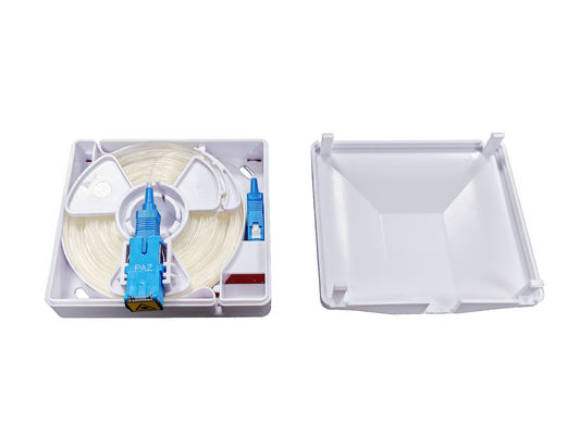 comprare FTTH Indoor ABS 1 Core SC Adapter Invisibile Fibra Ottica Box Outlet a parete fabbricazione online