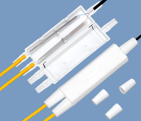 comprare 1 a 2 scatole di protezione per splicing in fibra ottica per cavo a goccia, cavo rotondo morbido interno 2 nuclei fabbricazione online