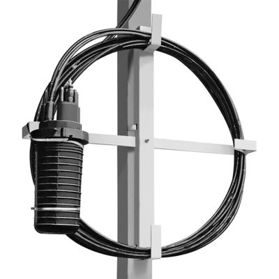 comprare Rack di stoccaggio per cavi in fibra ottica in acciaio inossidabile all' esterno sulla torre a palo con chiusura fabbricazione online