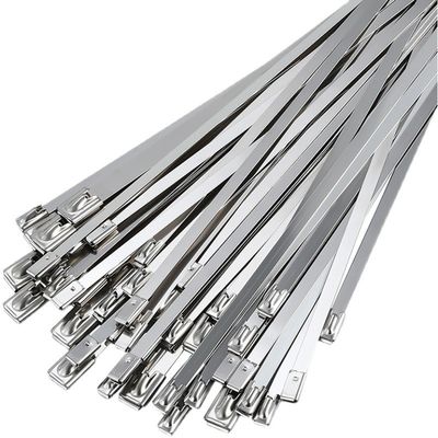 comprare Cinture a sfera di acciaio inossidabile auto bloccanti per telecomunicazioni / semafori / monitor / cavo in fibra ottica fabbricazione online