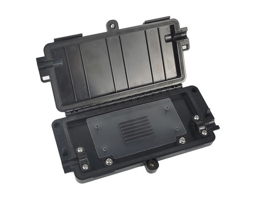 comprare FRB-6A Fibra ottica Splicing Box 12 Core 1in1out Splice Closure Nero IP65 Montaggio a Parete fabbricazione online
