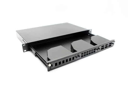 comprare YINGDA 72 Core MPO Sliding Drawer Type Fiber Optic Patch Panel per il cablaggio dei data center 100G 400G fabbricazione online