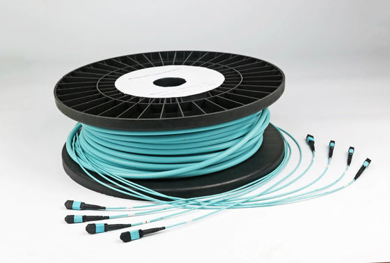 comprare YINGDA Fiber Optic Manufacturer MTP MPO Connector Fiber Breakout Cable 48cores SM MM per la rete 20M fabbricazione online