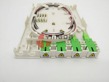 comprare 4 scatola a fibra ottica dell'interno di termine dei centri FTTH per l'adattatore di SC/APC fabbricazione online
