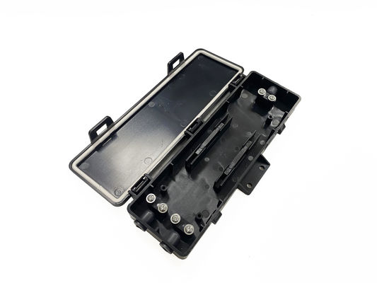 comprare YINGDA 1In2Out 2Cores Fibra ottica Protezione Box nero materiale ABS per splicer meccanico fabbricazione online