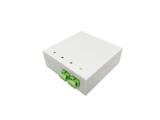 comprare 4 porte Box di uscita di fibra ottica interna FRB-4C per DIN 35mm Rack montato OTB bianco fabbricazione online