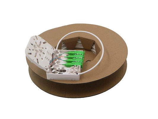 comprare 4 scatole di terminazione a fibra ottica per il montaggio a parete interna o DIN Rail per FTTH fabbricazione online
