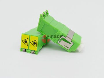 comprare Adattatore a fibra ottica verde del duplex MP di LC/APC con l'otturatore, nessuna flangia fabbricazione online