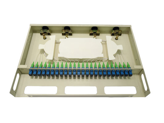 comprare 24 Port SC Single Mode Fiber Optic Patch Panel per la rete TTH FTTX FTTB ODN PON fabbricazione online