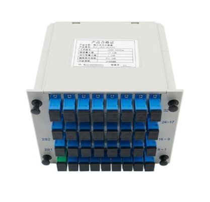 comprare Performance di precisione Splitter Fiber Single Mode PLC 1x32 tipo verticale SC UPC APC Connector fabbricazione online