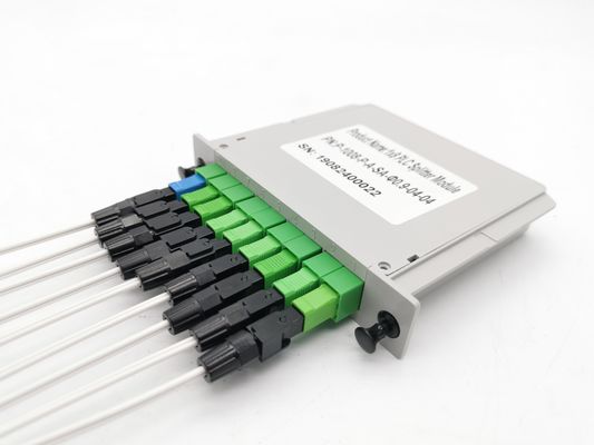 comprare Cassetta PLC splitter ottico con coda di maiale 1x8 PLC tipo di inserimento bilanciato SC APC LGX Splitter Box fabbricazione online