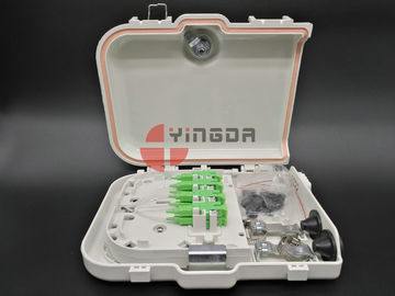 comprare Del cavo flessibile di plastica dell'ABS 1*8 scatola a fibra ottica di termine di distribuzione del separatore FTTH fabbricazione online