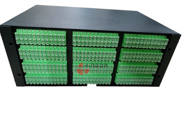 comprare Vassoio d'acciaio laminato a freddo dello scorrevole dei centri del quadro d'interconnessione di fibra 288 con gli adattatori del duplex dello Sc fabbricazione online